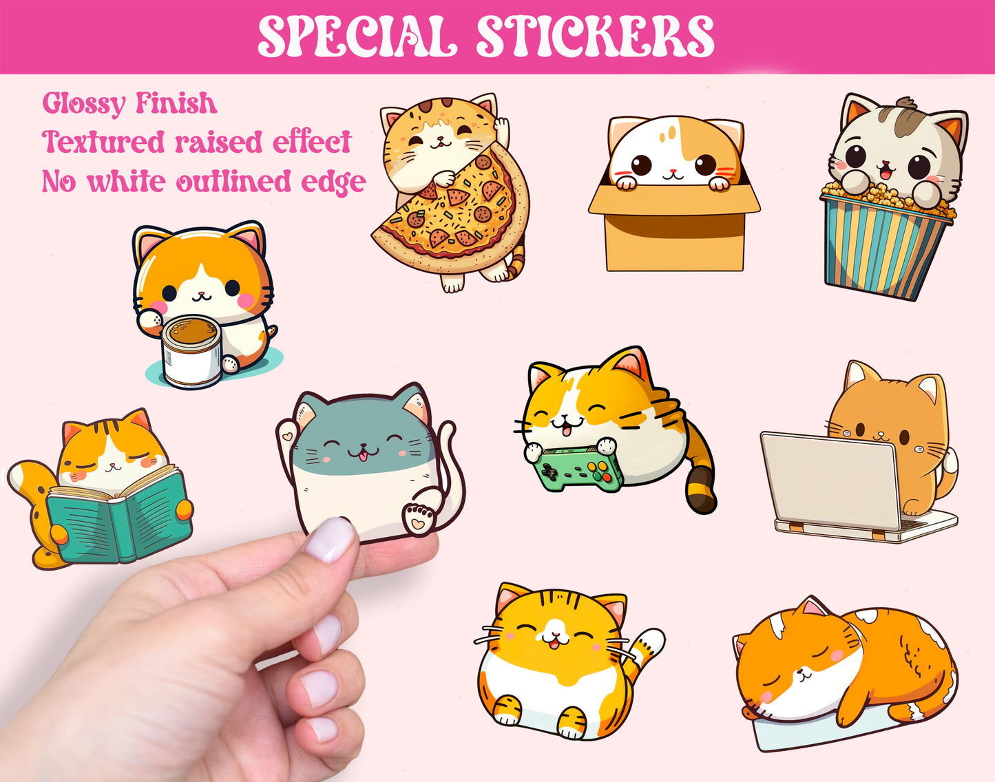 Cat Kawaii Stickers