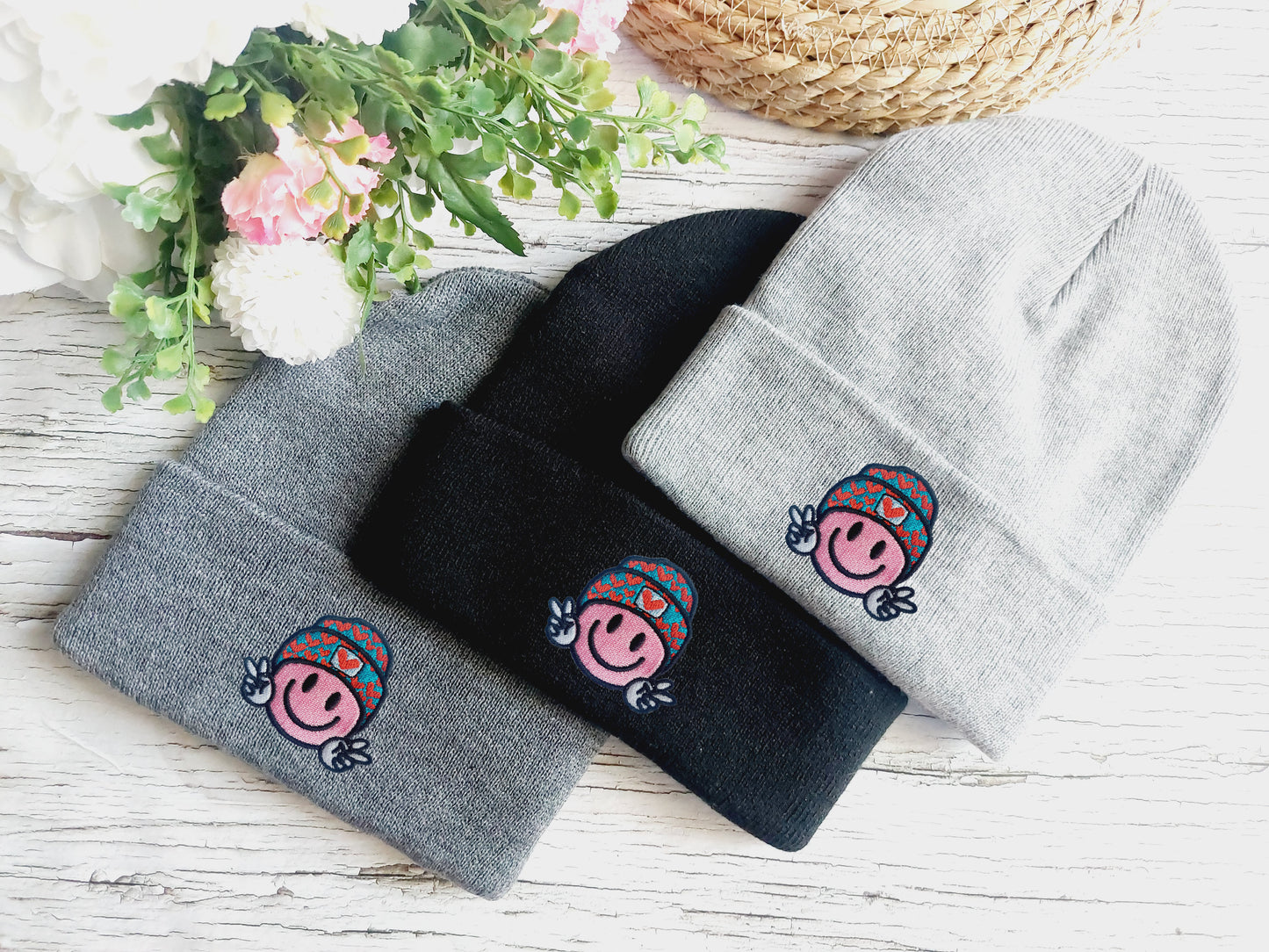 Happy Face Beanie
