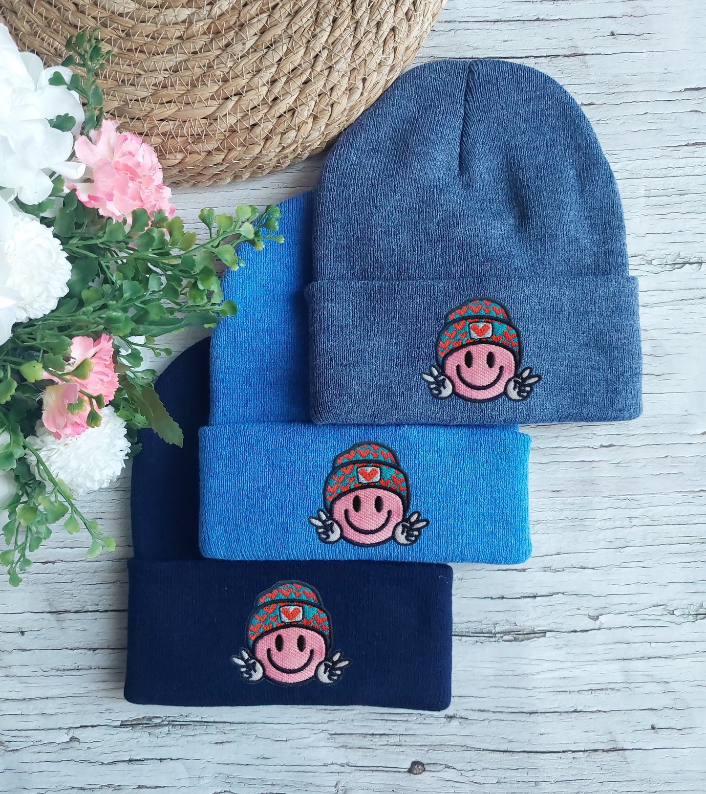 Happy Face Beanie