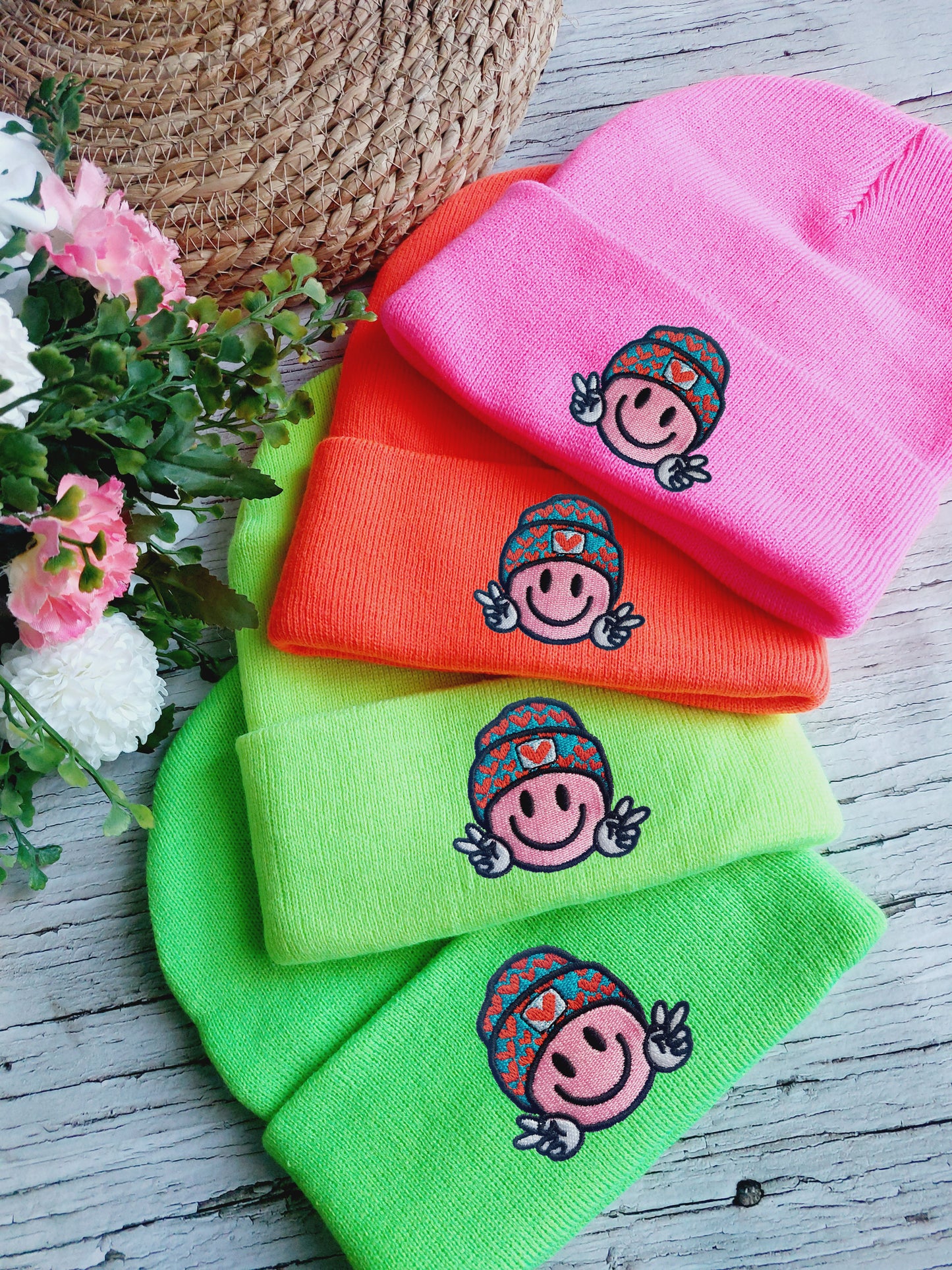 Happy Face Beanie