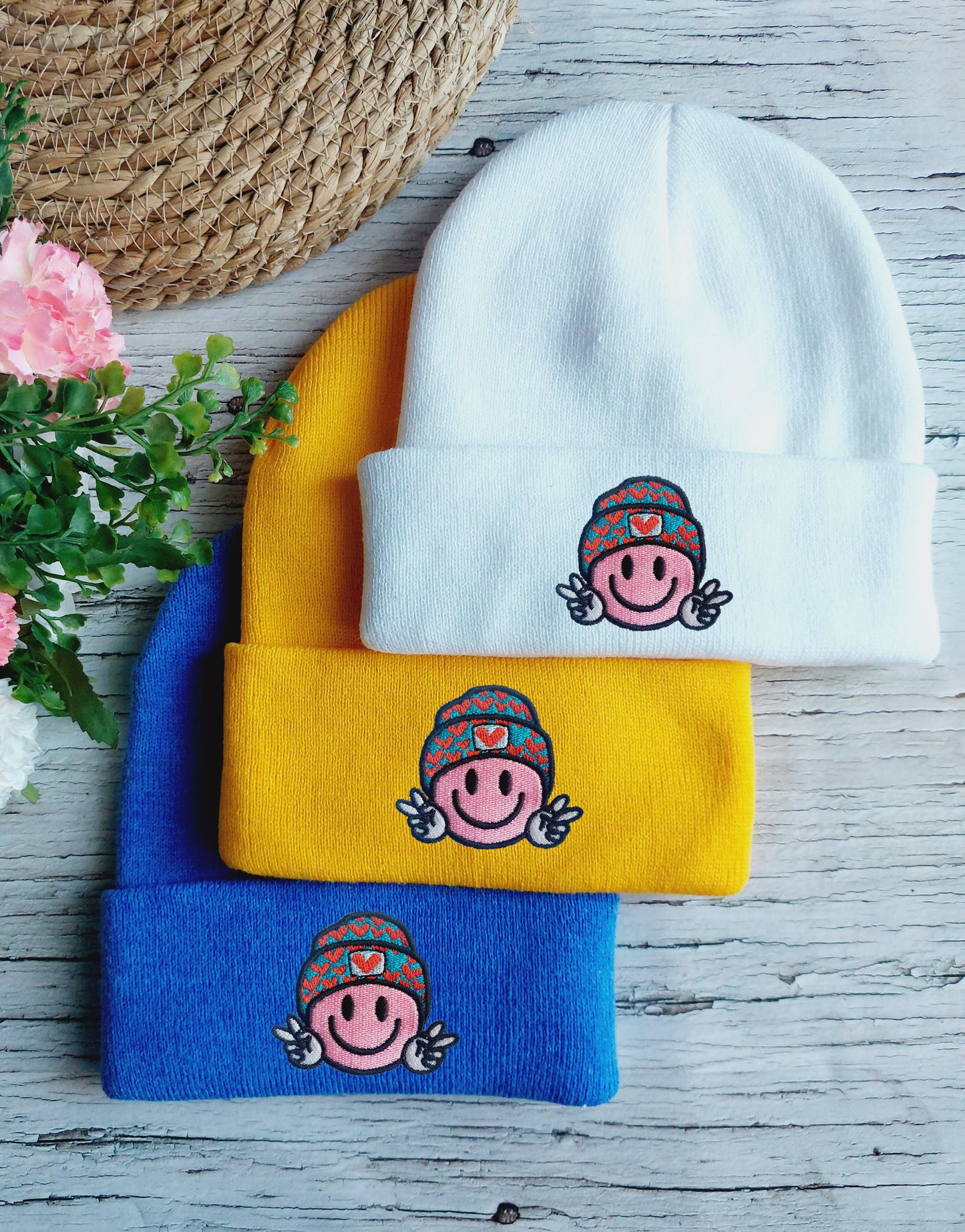 Happy Face Beanie