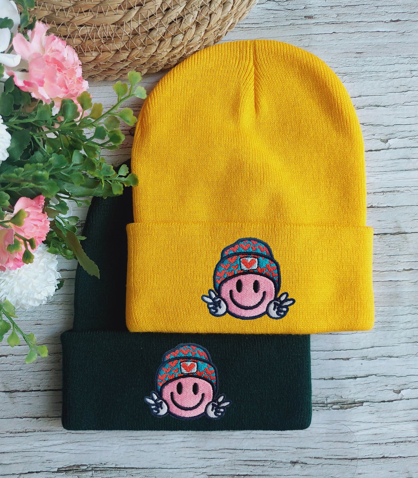 Happy Face Beanie