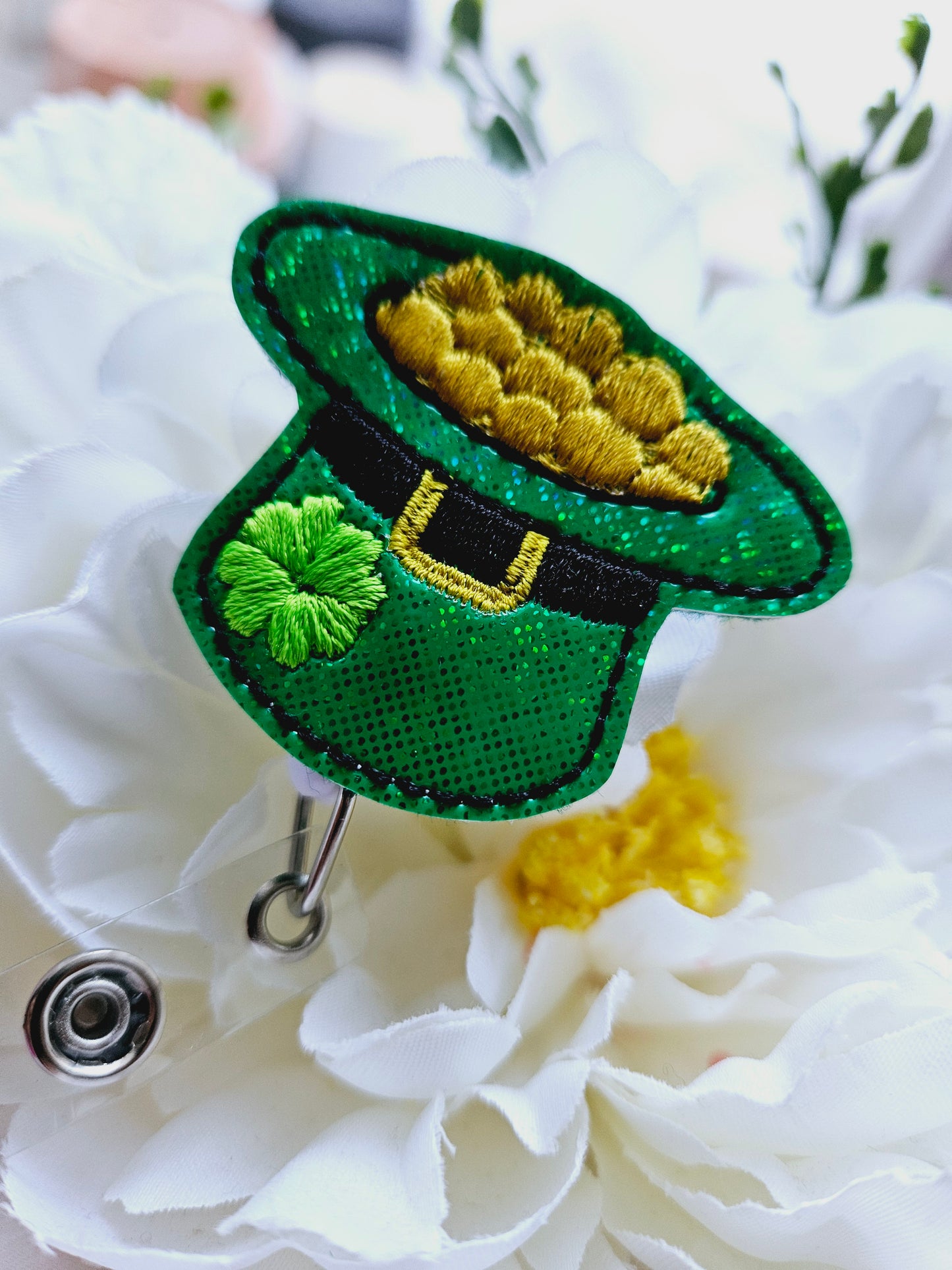 Hat Full of Gold St. Patrick's Day Badge Reel
