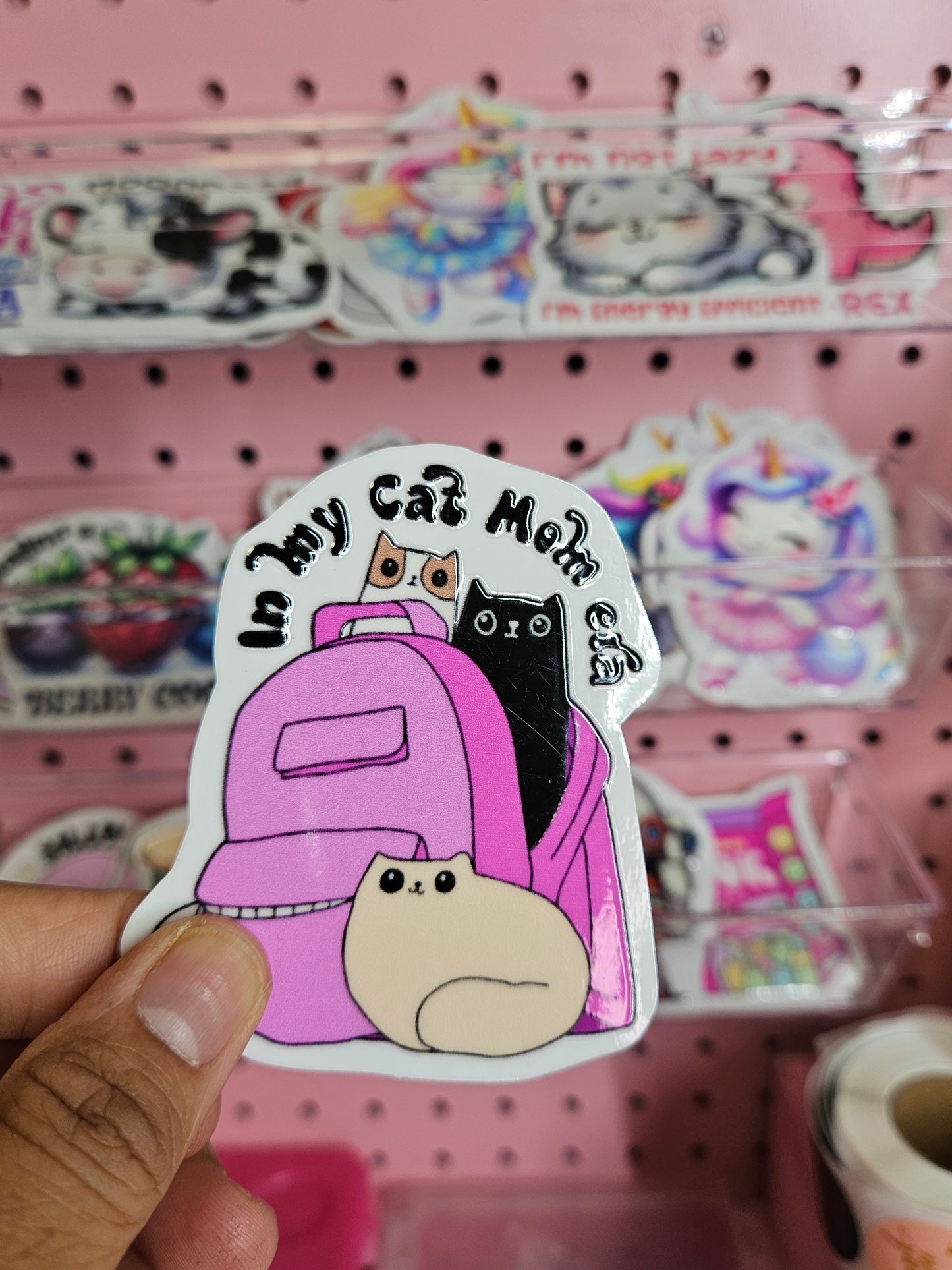 In My Cat Mom Era Sticker