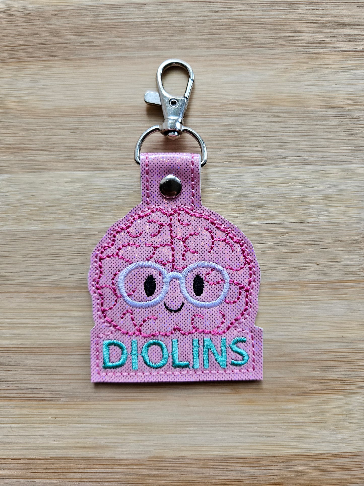 Personalized Nurse Keychain Embroidered