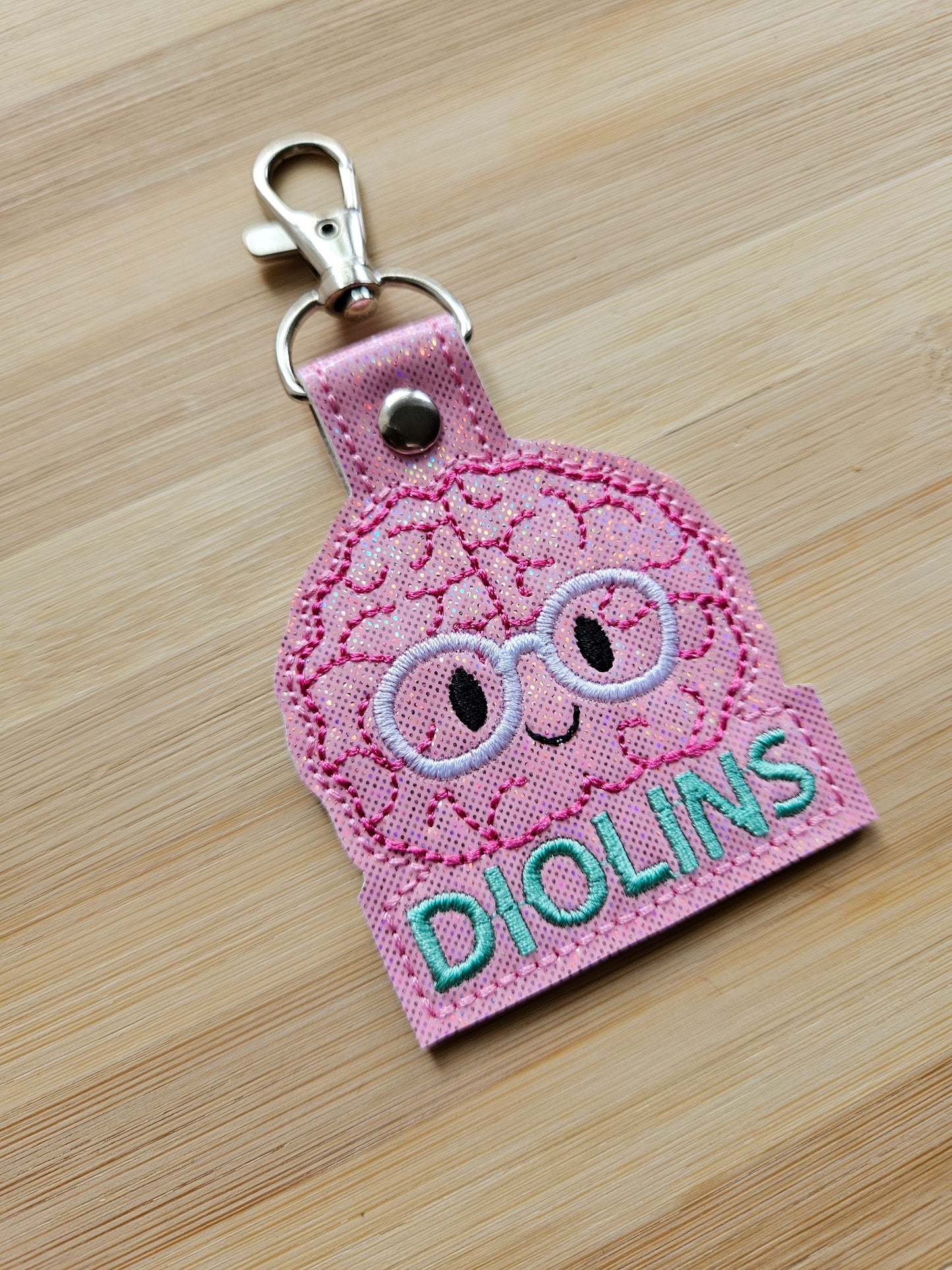 Personalized Nurse Keychain Embroidered