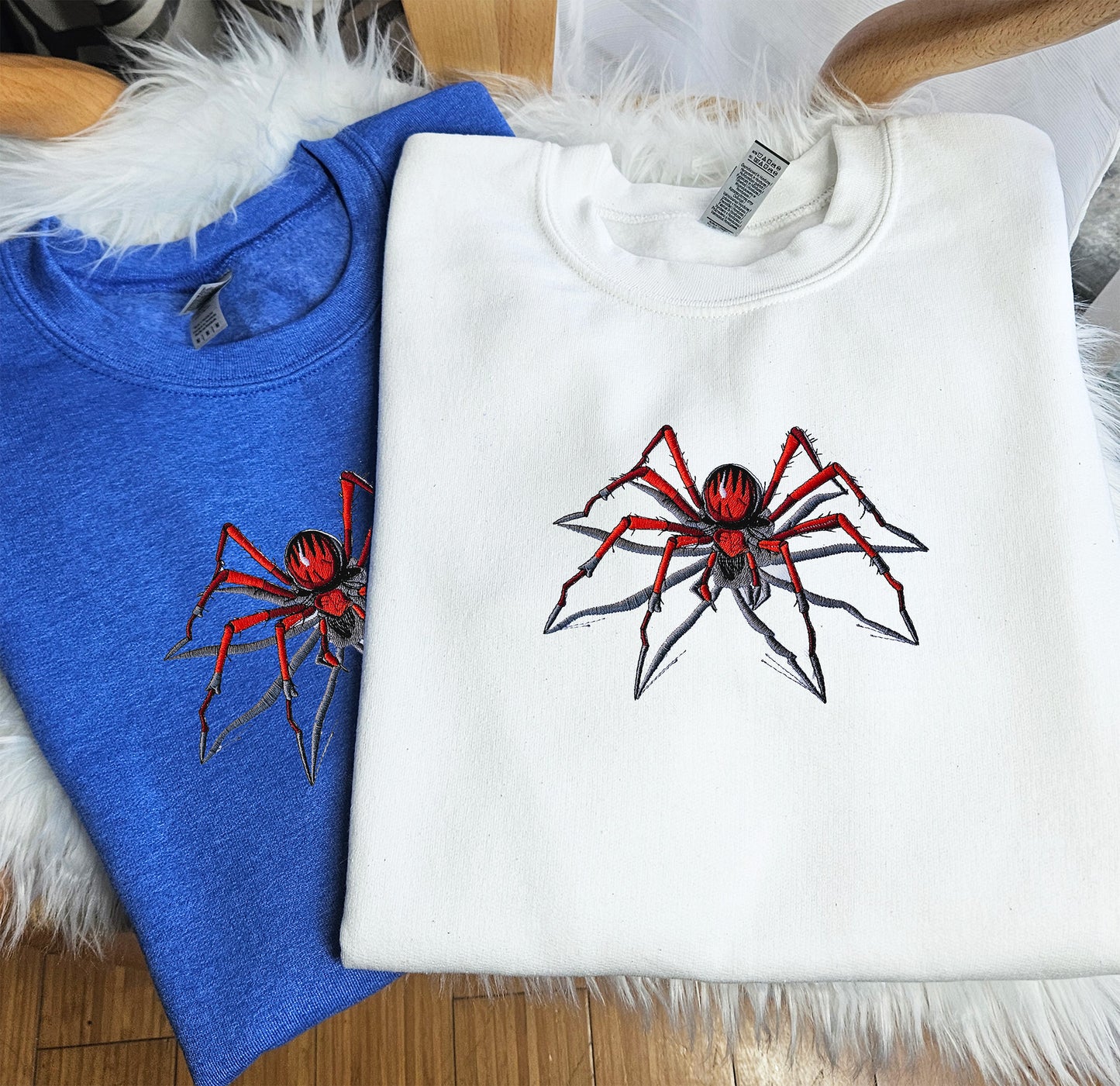 Spider Embroidered Sweatshirt
