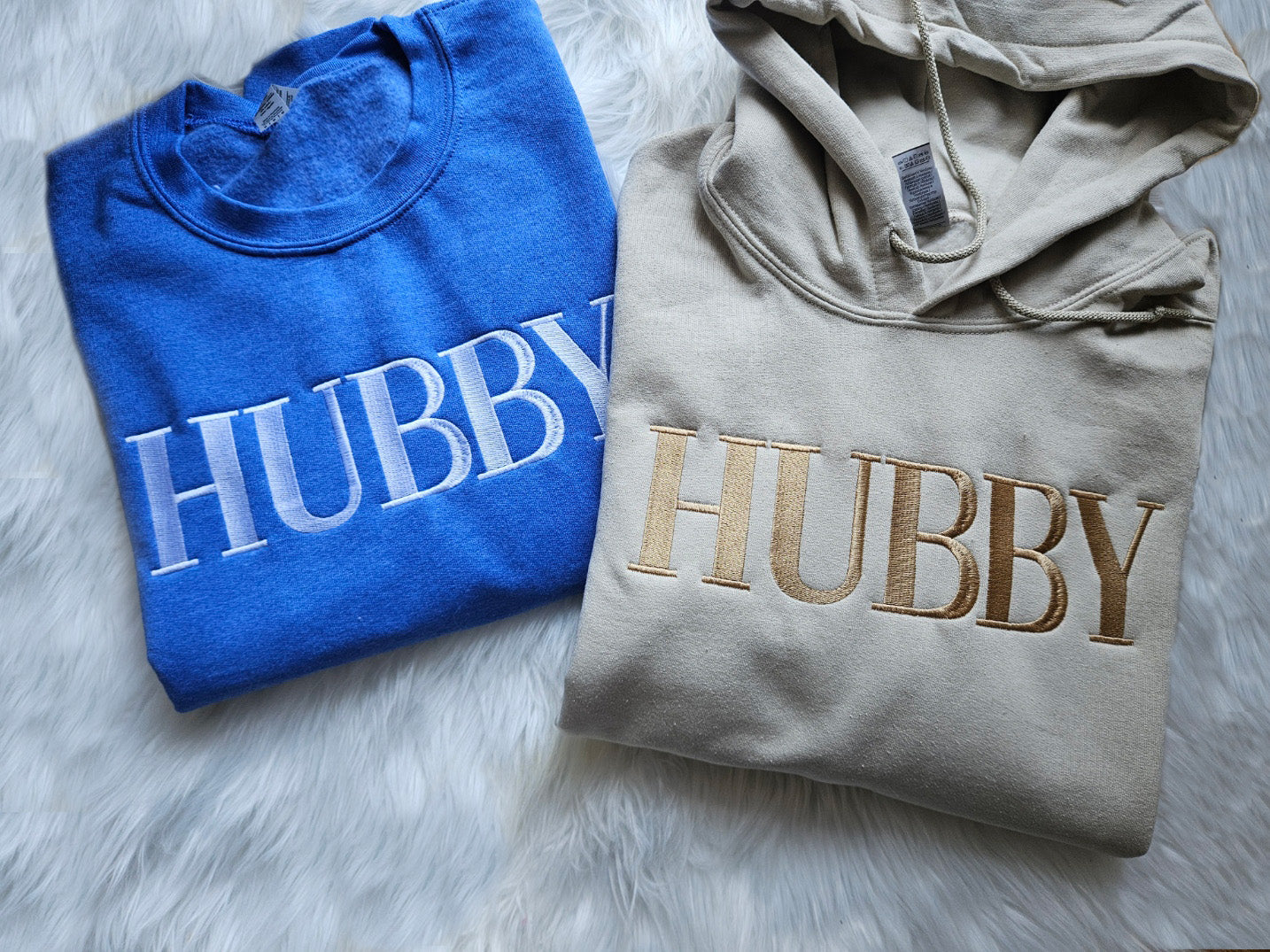 Hubby Customize Embroidered Crewneck