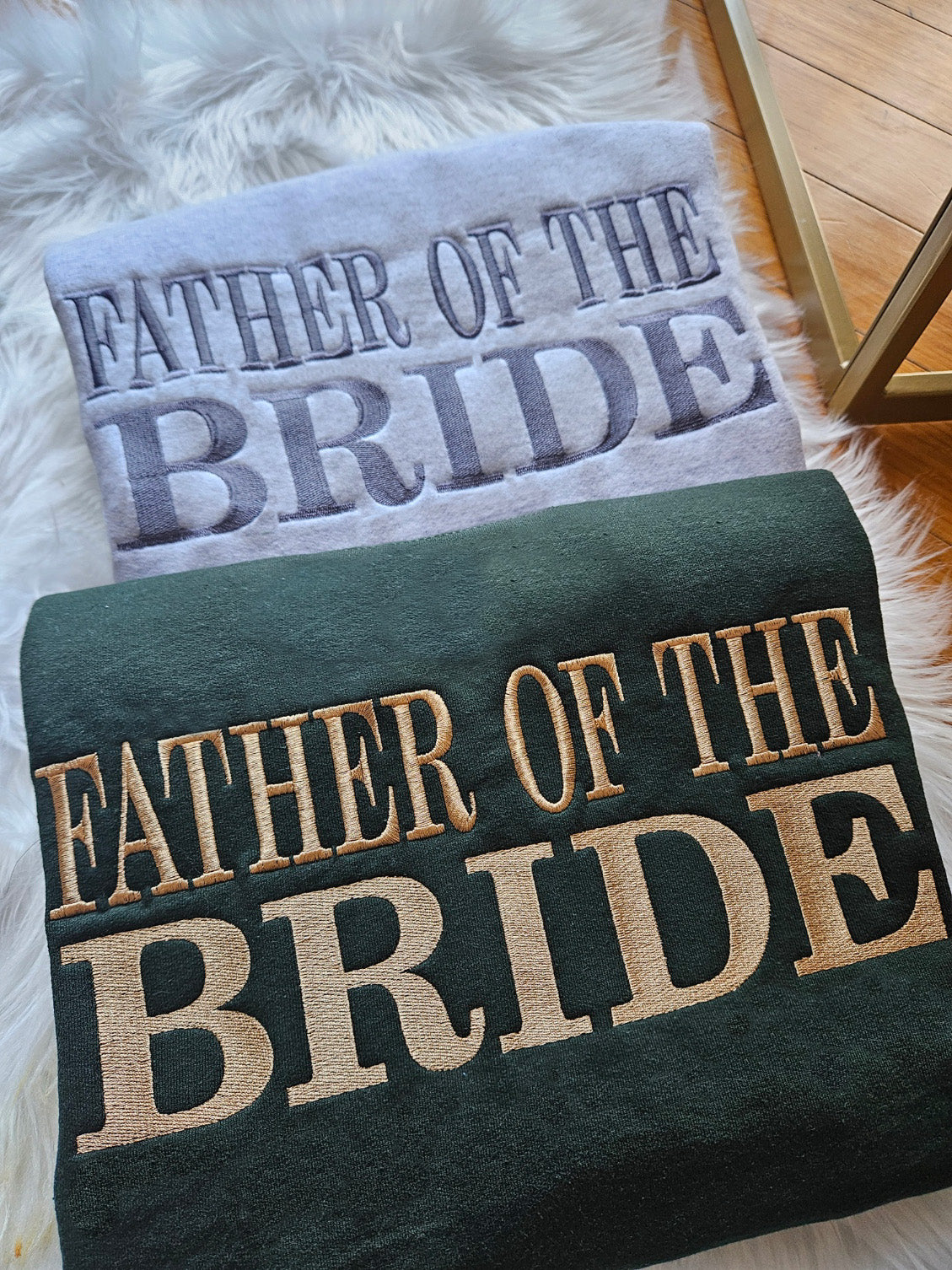 Father of the Bride Embroidered Sweatshirt