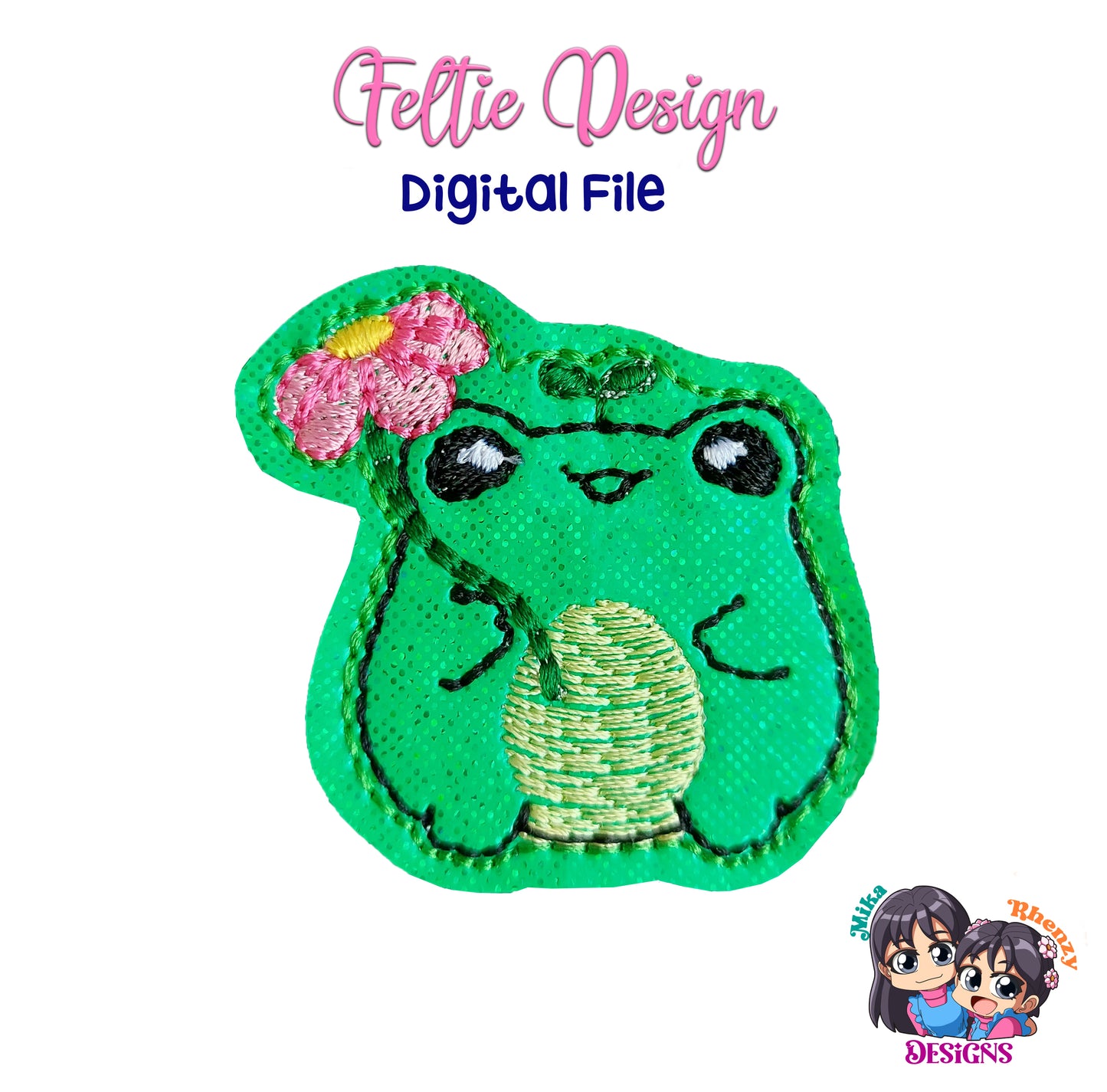 Frog Feltie Design