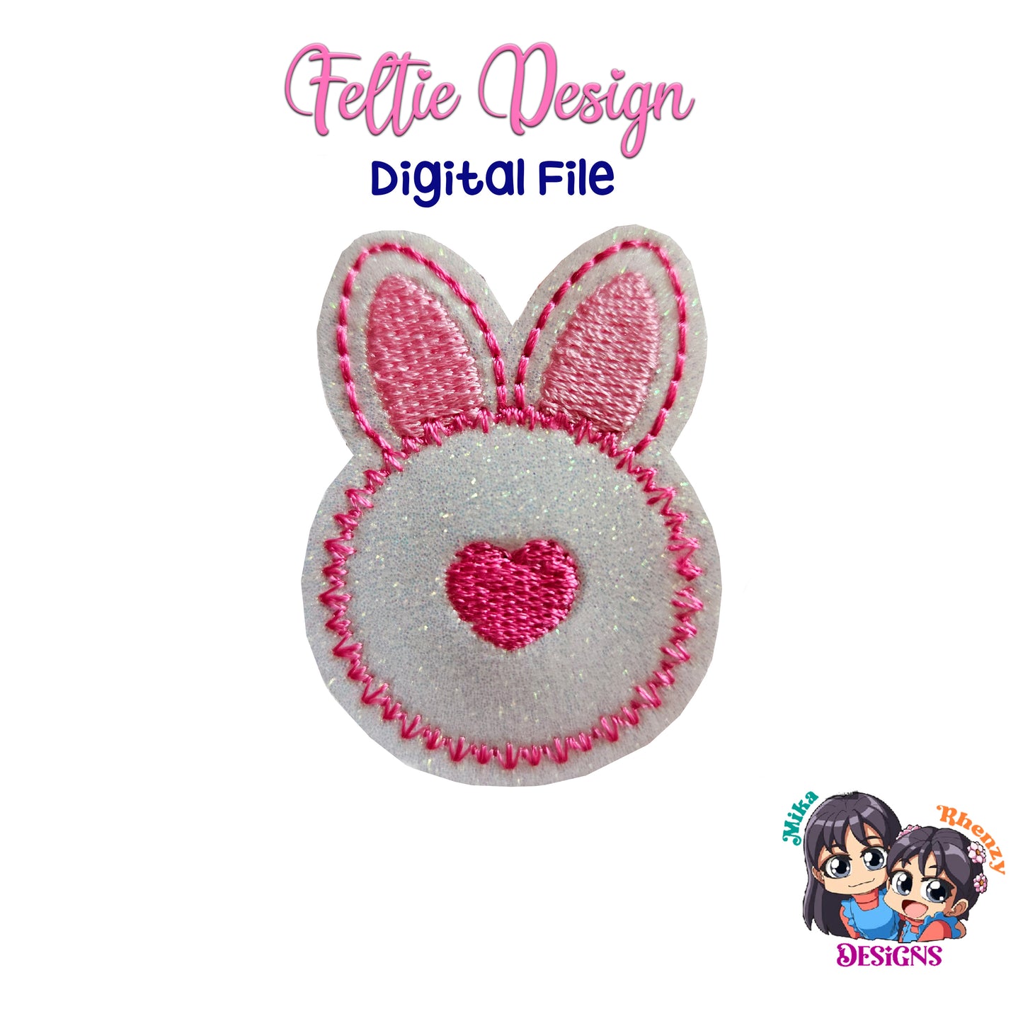 Bunny Simple Feltie Design