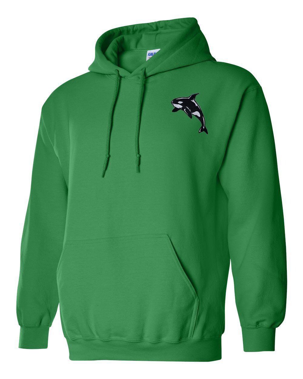 Orca Whale Embroidered Hoodie Sweatshirt