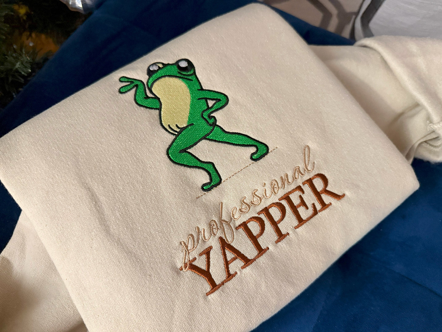 Professional Yapper Embroidered Sweatshirt