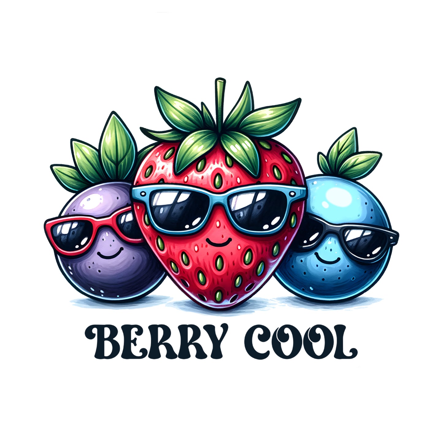 Berry Cool Sticker