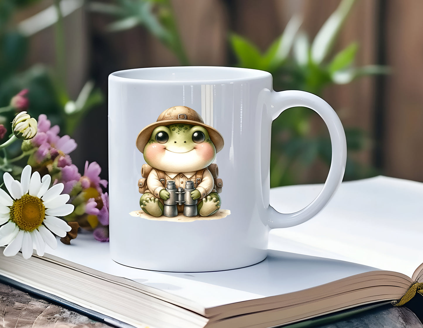 Adventurous Chubby Frog Stickers