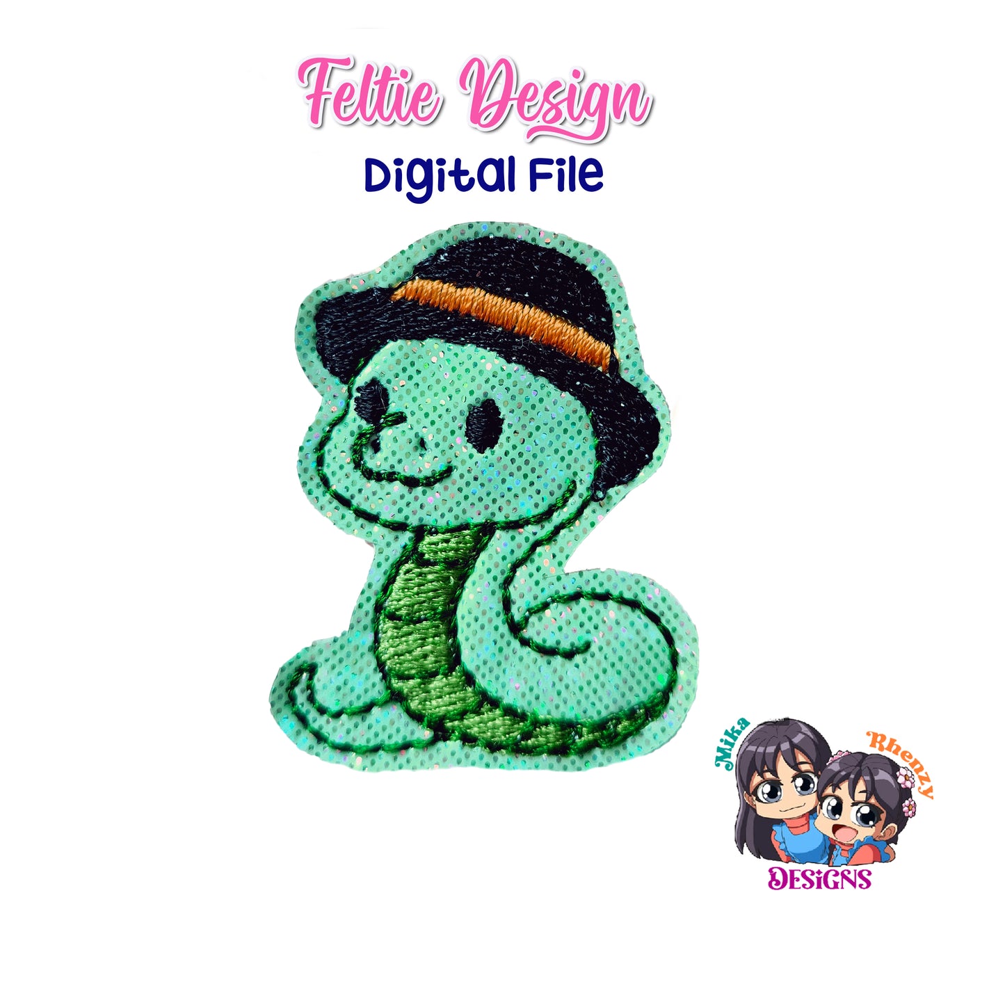 Snake Feltie Design
