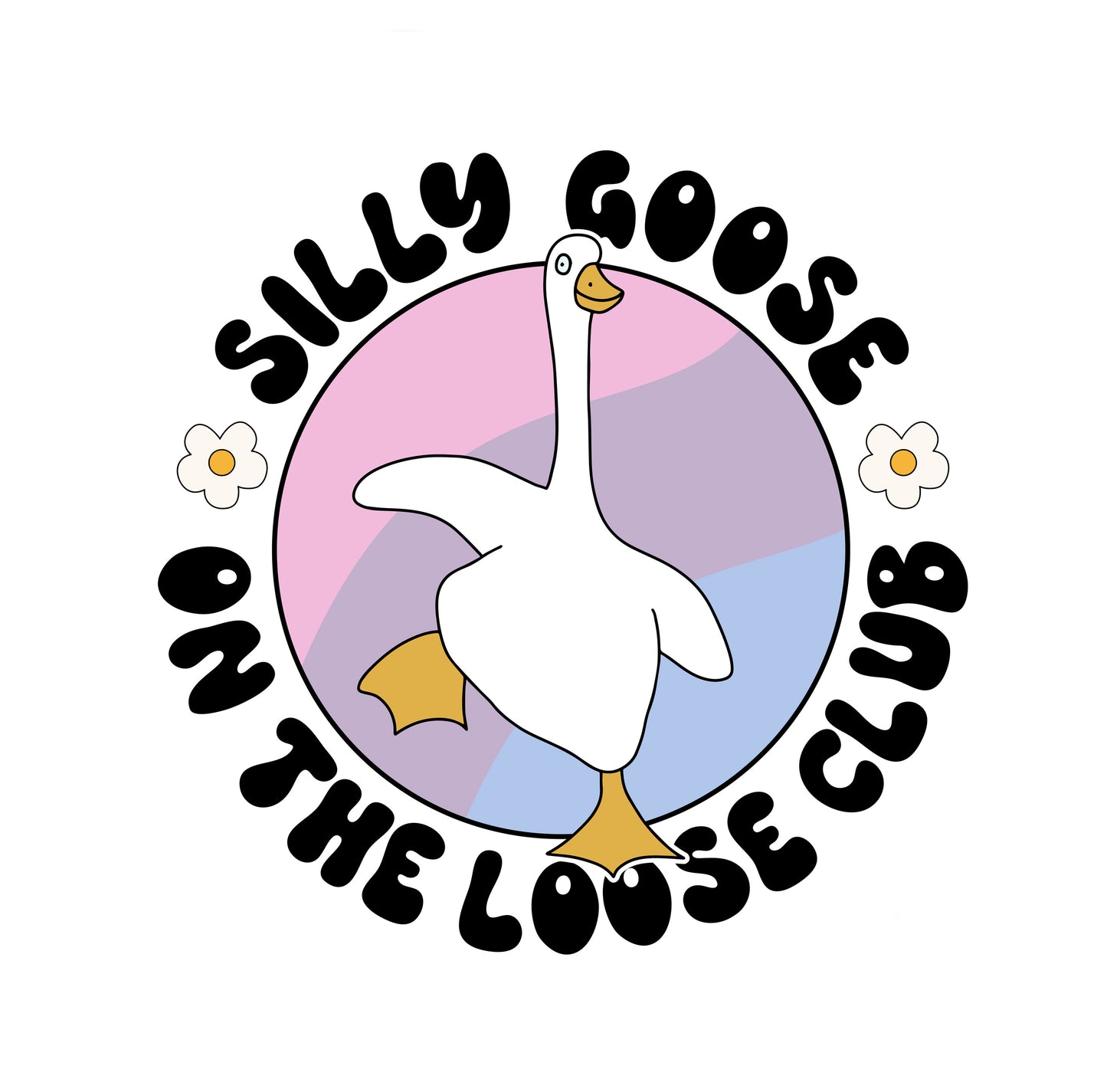 Silly Goose On The Loose Club Sticker