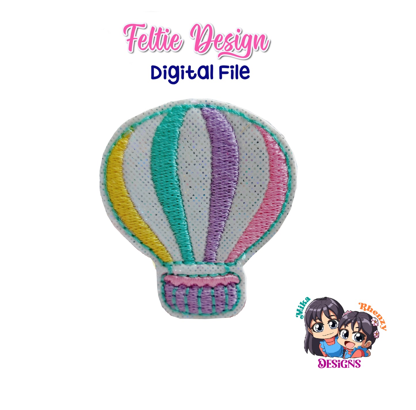 Air Balloon Feltie Design