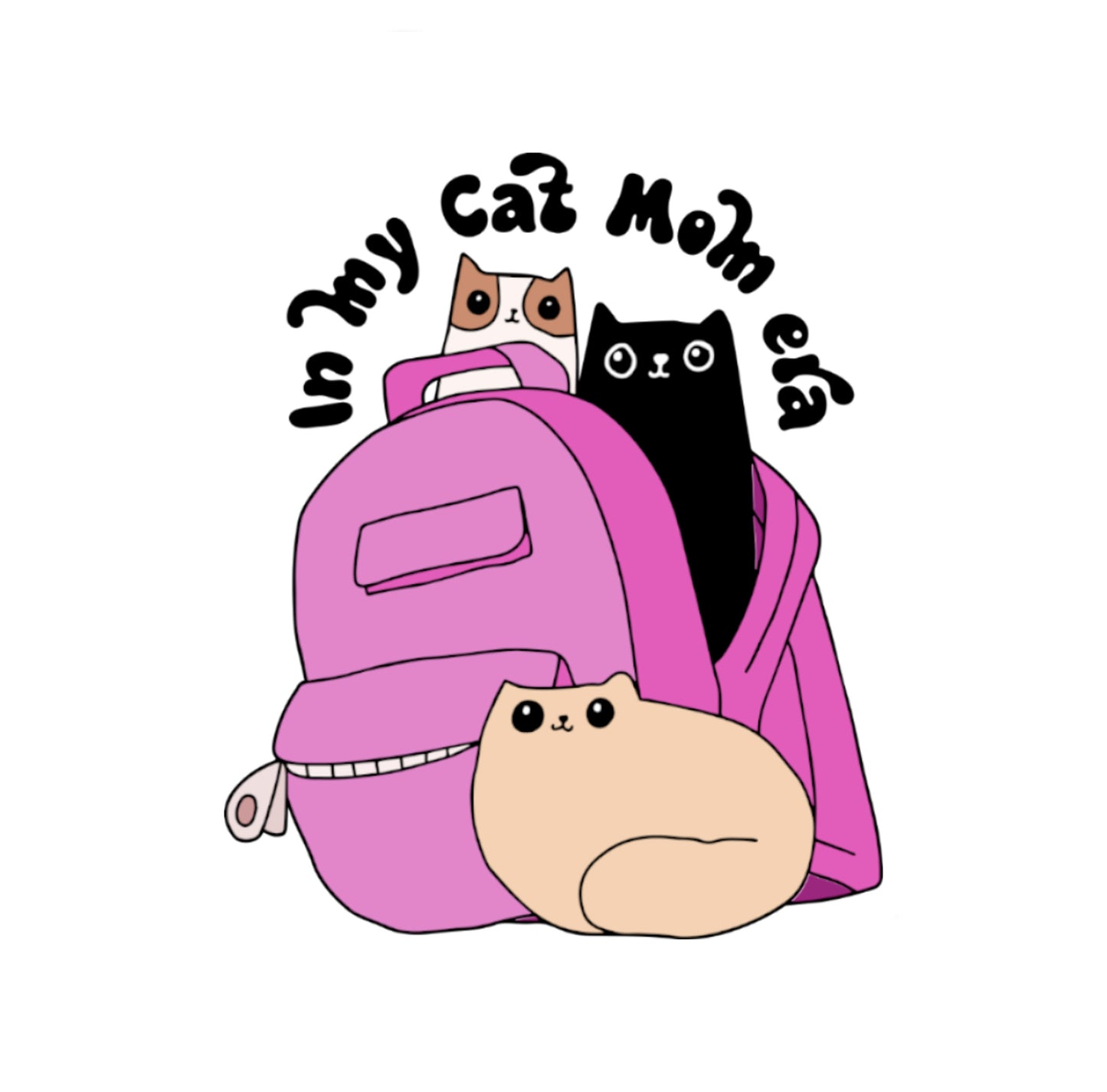 In My Cat Mom Era Sticker