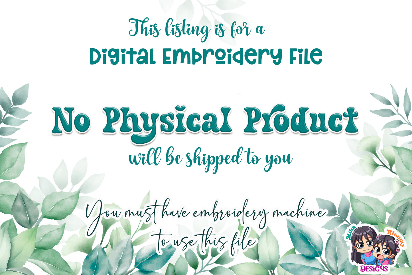 Leaves Feltie Design