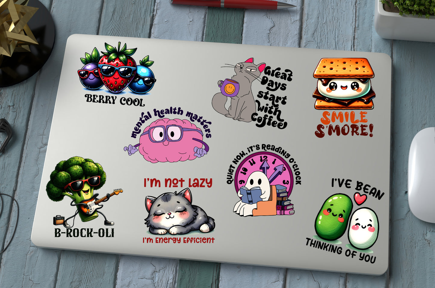 Smile S'more Sticker