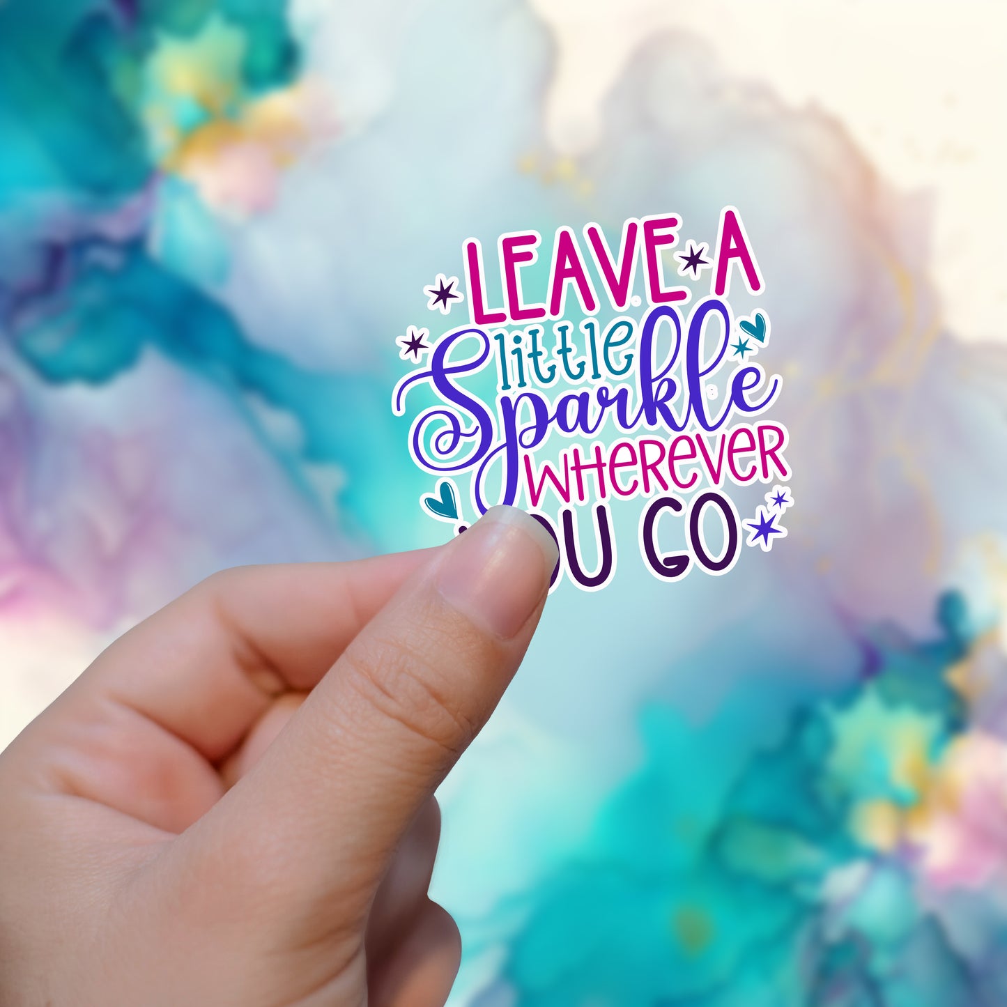 Leave a Little Sparkle Wherever You Go Sticker