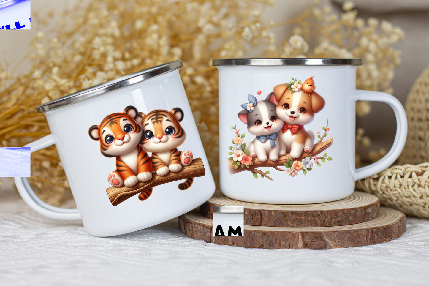 Animals In A Branch Stickers