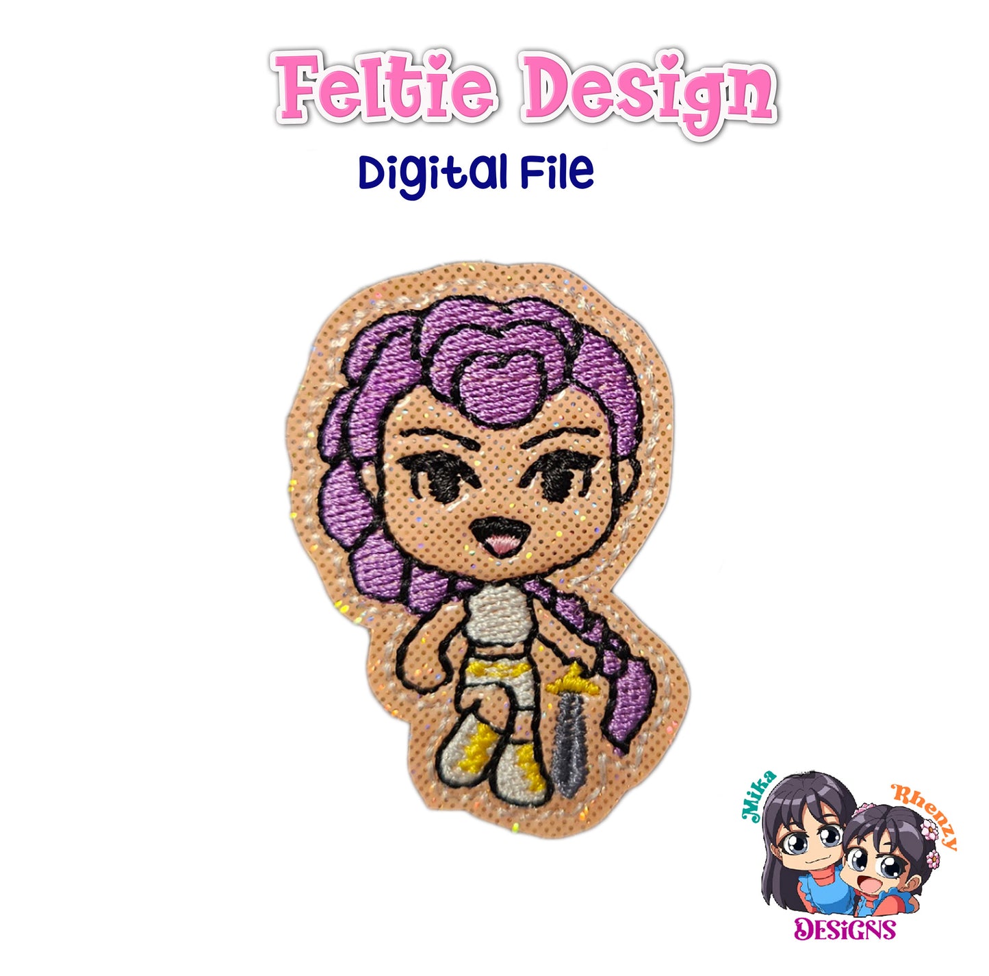 Rumi Demon Hunter Feltie Design