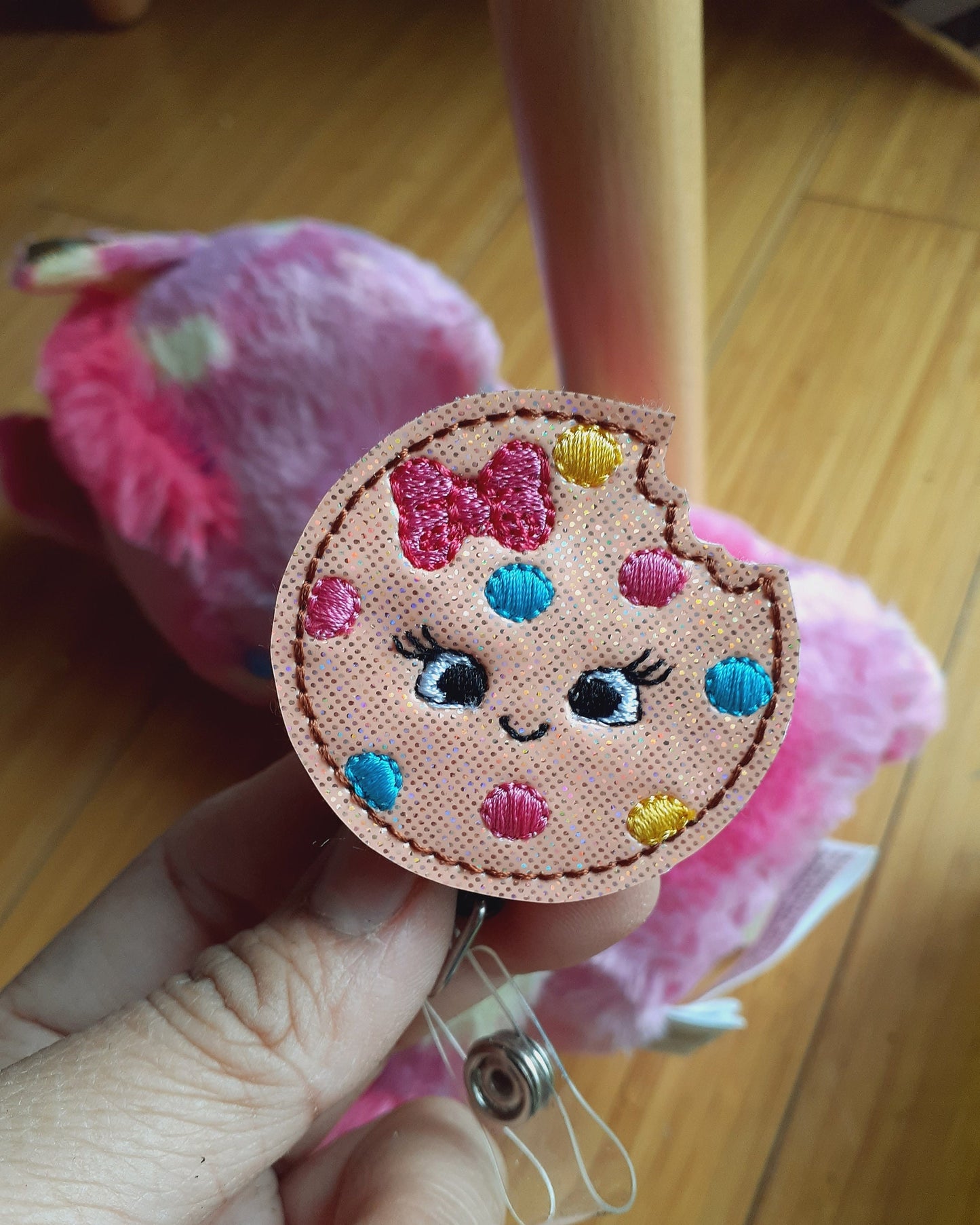 Cookie Rainbow Badge Reel