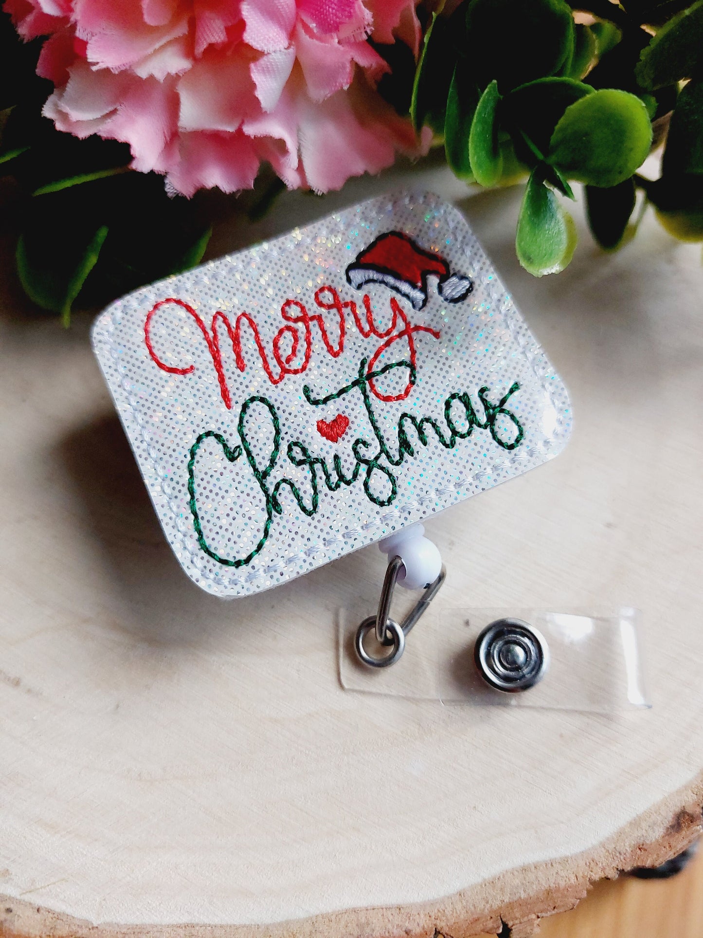 Merry Christmas Badge Reel