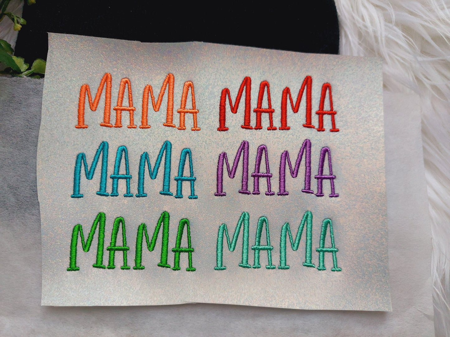 Embroidered Mama Beanie Winter Cap MAMA Toque Special Gift for Mom Mommy Mama