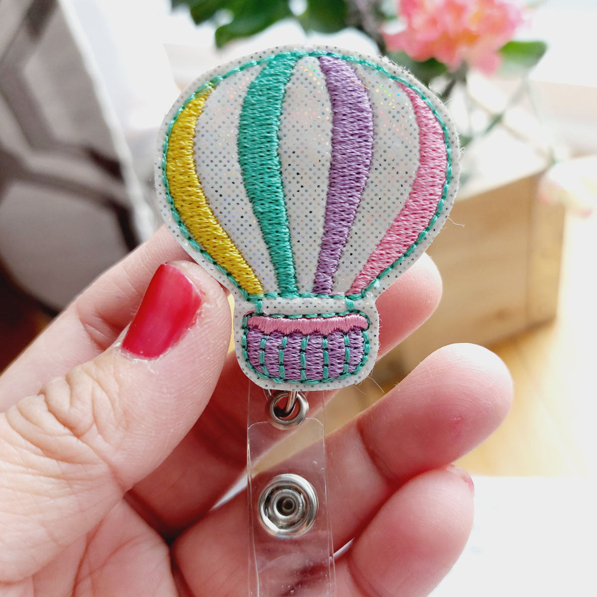 Air Balloon Badge Reel