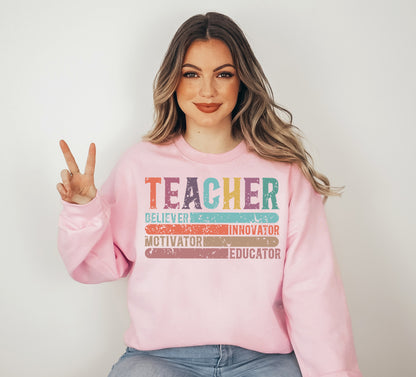 Teacher Crewneck Sweatshirt