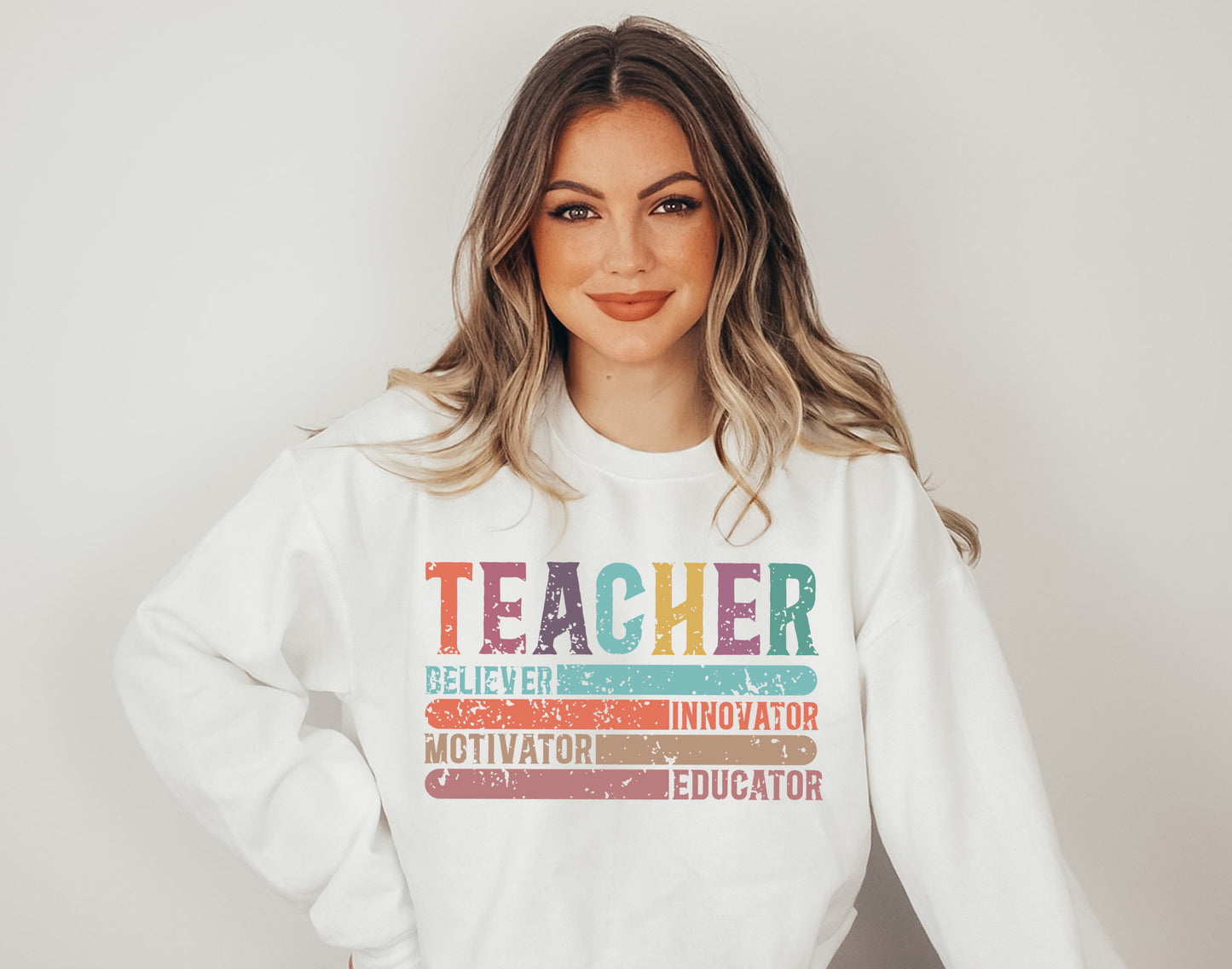 Teacher Crewneck Sweatshirt