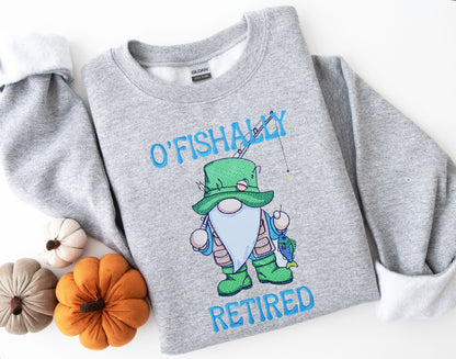 O'Fishally Retired Embroidered Crewneck Sweatshirt