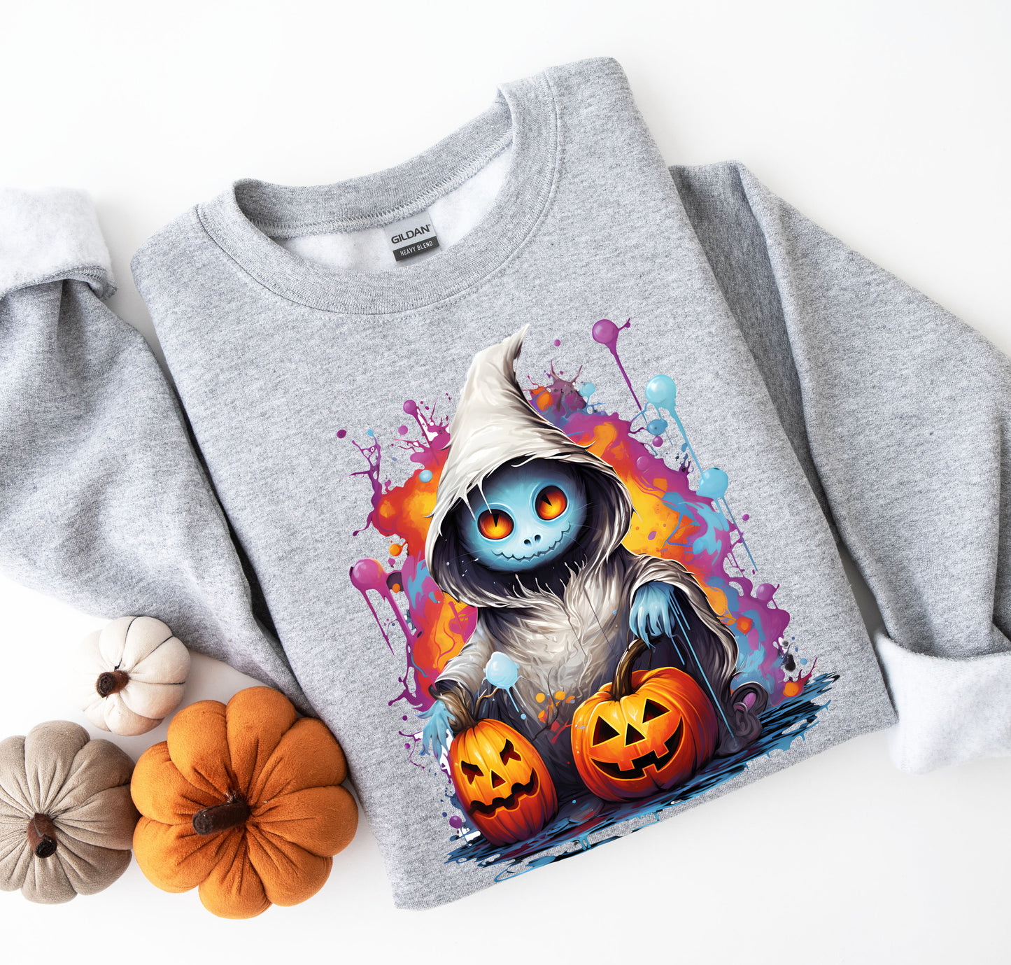 Ghost Halloween Crewneck Sweatshirt