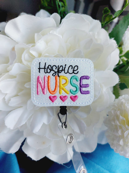 Hospice Nurse Badge Reel