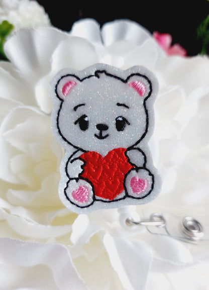 Bear Heart Badge Reel