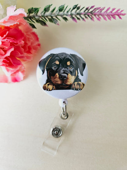 Dog Badge Reel