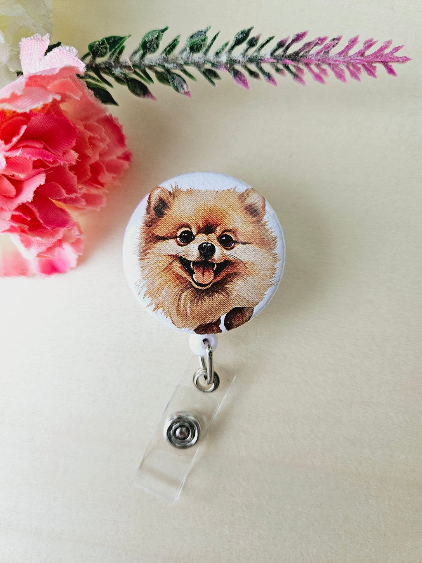 Dog Badge Reel