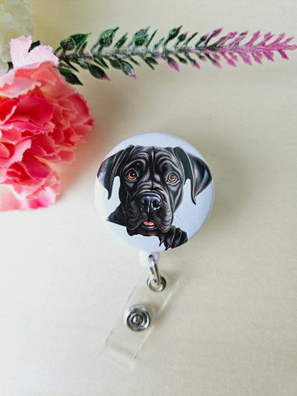 Dog Badge Reel