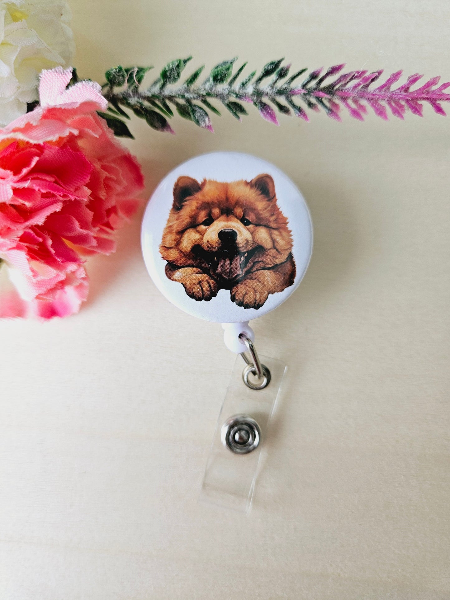 Dog Badge Reel