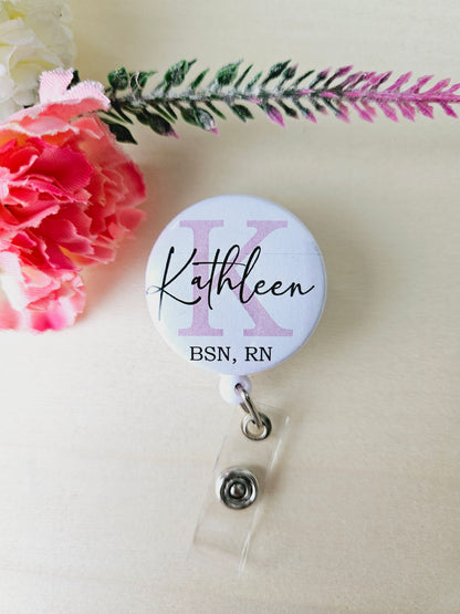 Personalized Badge Reel