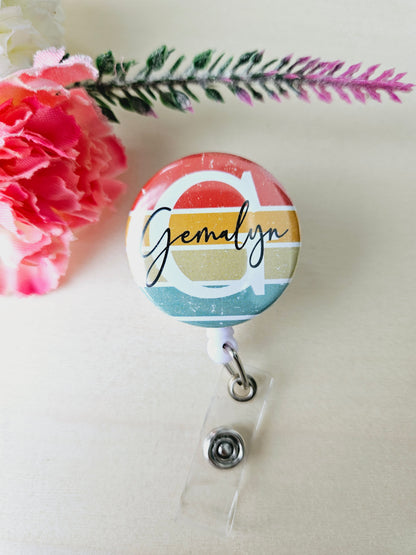 Personalized Badge Reel