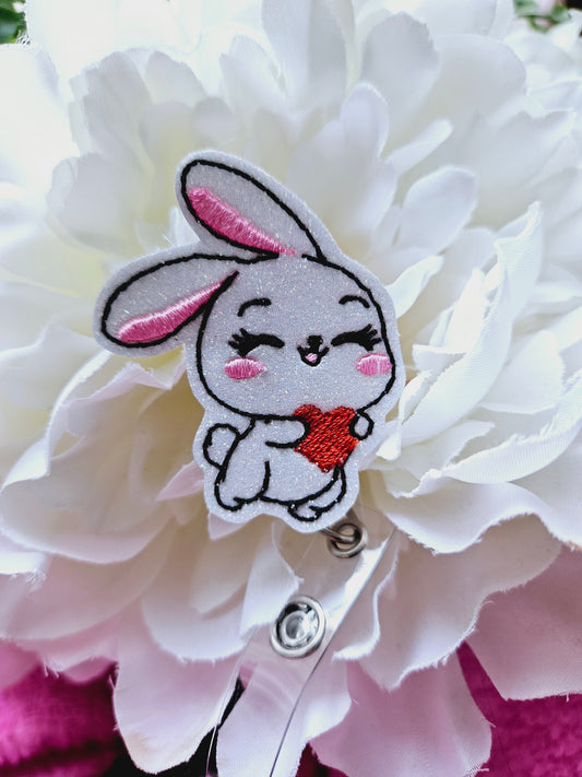 Bunny Heart Badge Reel