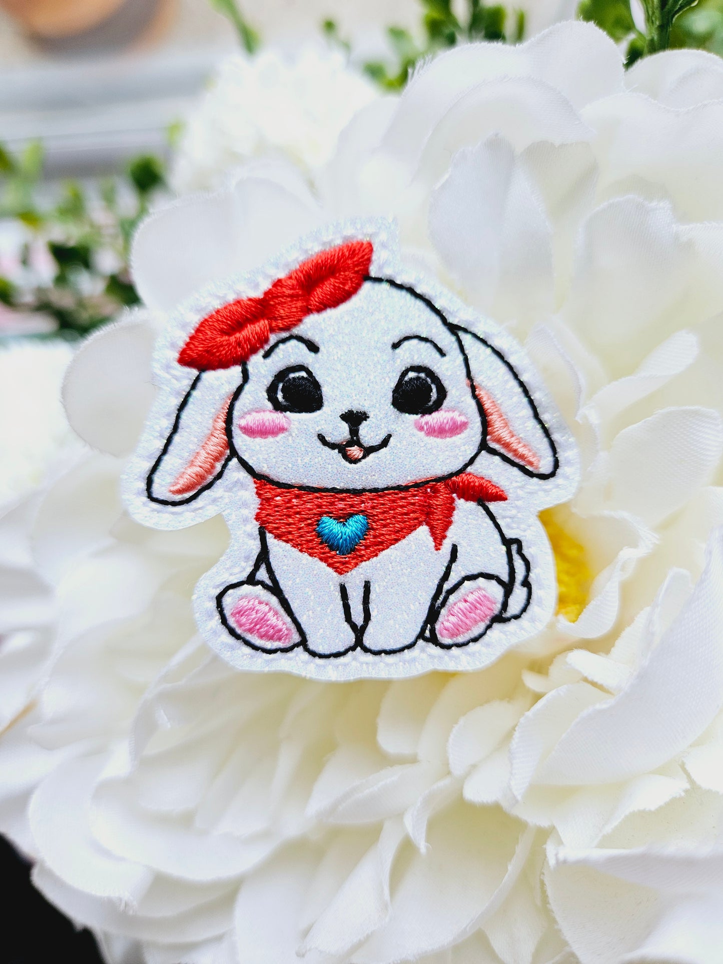 Cute Bunny  Badge Reel