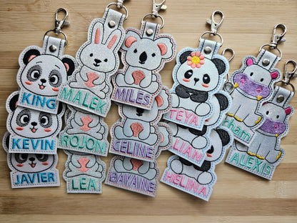 Custom Name Koala Keychain