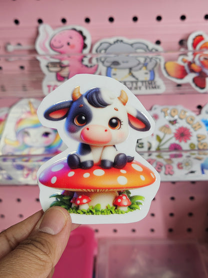 Mushroom Animal Sticker