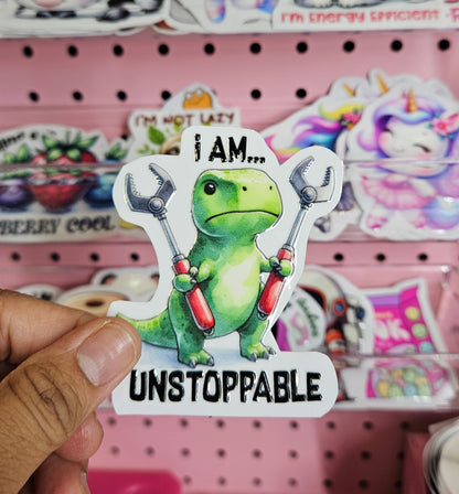 I'm Unstopple Sticker