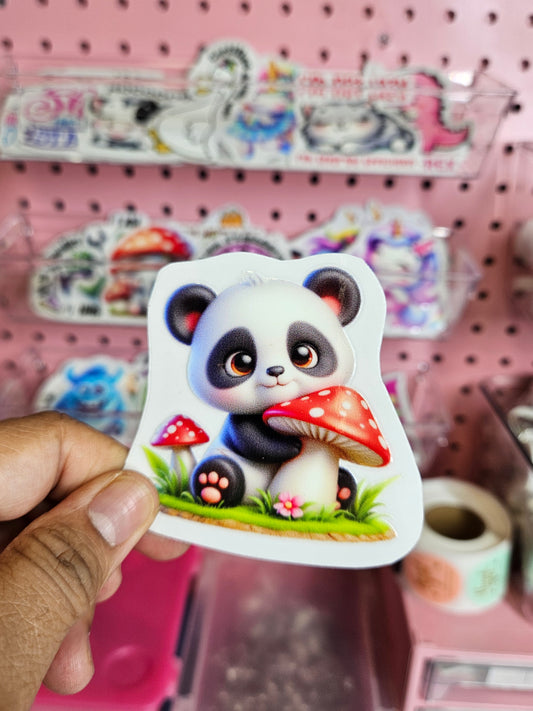 Mushroom Animal Sticker